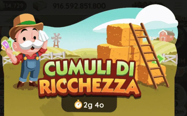 Evento Cumuli Di Ricchezza di Monopoly Go (elenco dei premi)